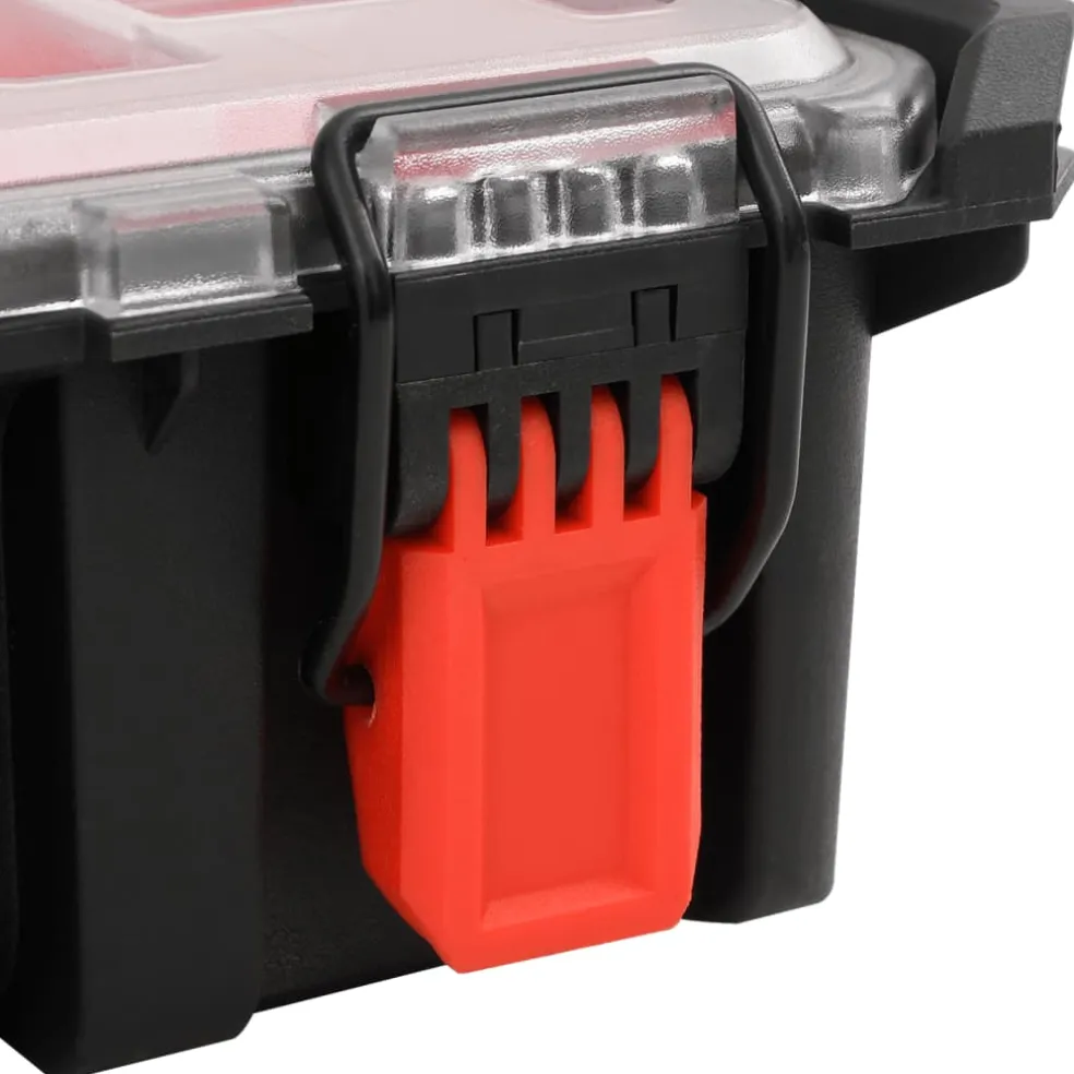 vidaXL Flightcase draagbaar 55,5x34,5x13,5 cm PP zwart