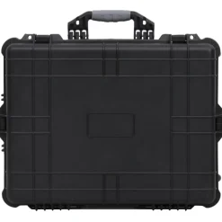 vidaXL Flightcase op wieltjes 63x50x23 cm PP zwart