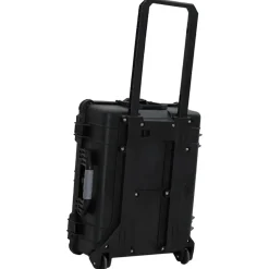 vidaXL Flightcase op wieltjes 63x50x23 cm PP zwart