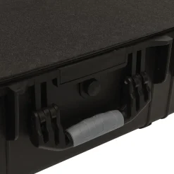 vidaXL Flightcase op wieltjes 58x45x27 cm PP zwart