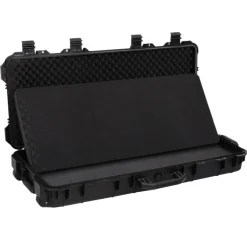 vidaXL Flightcase op wieltjes 96x42x16 cm PP zwart