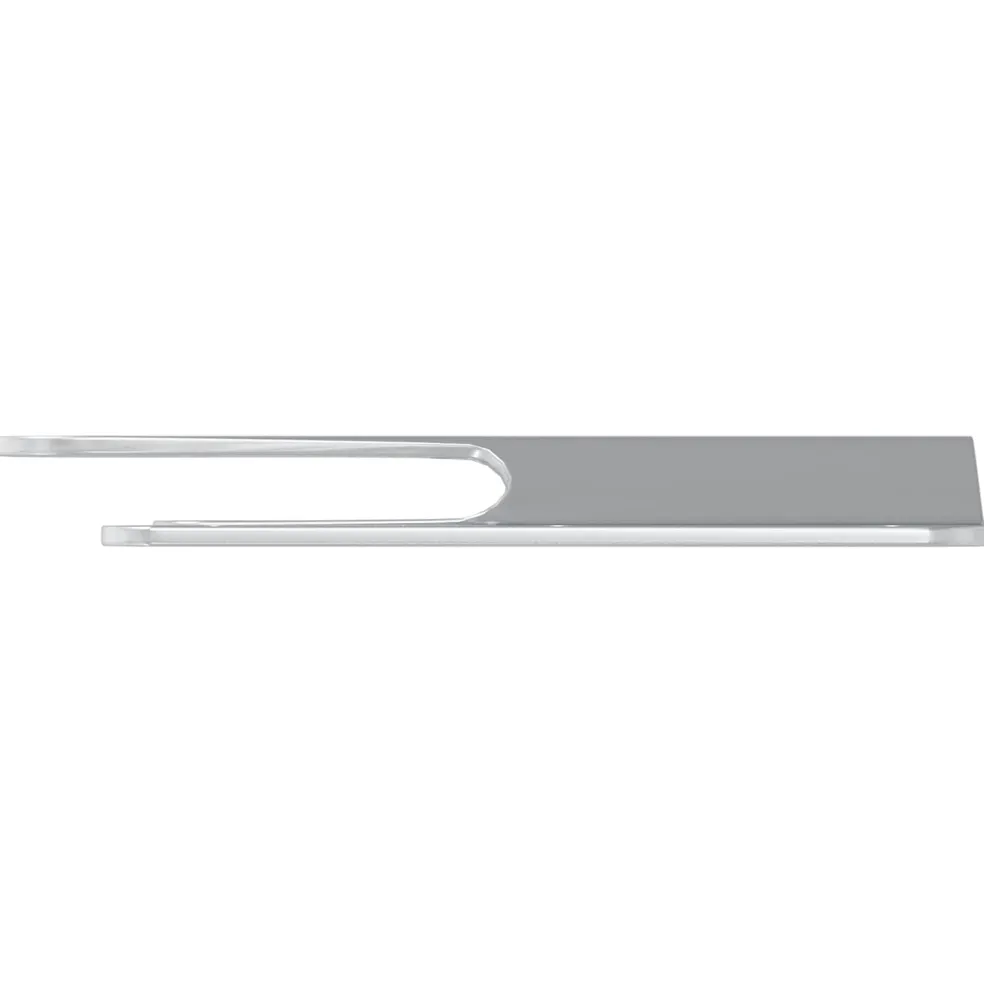 vidaXL Flush Mount Beugel 419 Zilver 75 x 66 x 1,4 mm Staal