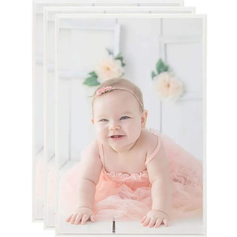 vidaXL Fotolijsten 5 st voor tafel 21x29,7 cm MDF wit