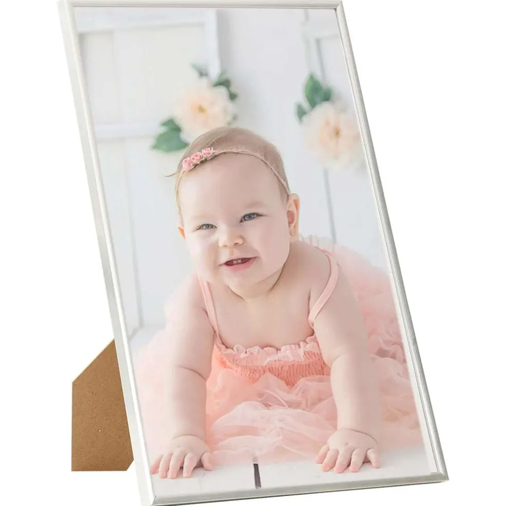vidaXL Fotolijsten 5 st voor tafel 21x29,7 cm MDF wit