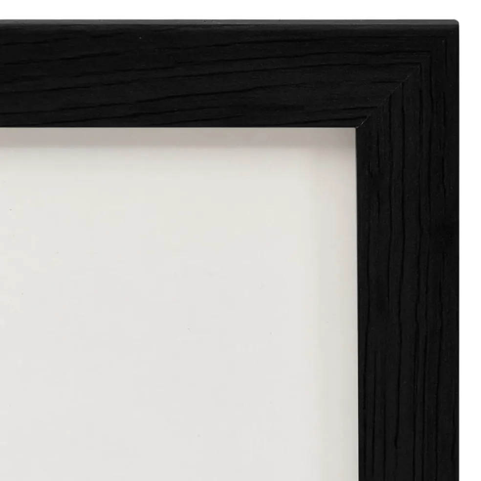 vidaXL Fotolijst tweeluik 2x(13x18 cm) zwart