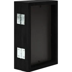 vidaXL Fotolijst tweeluik 2x(13x18 cm) zwart