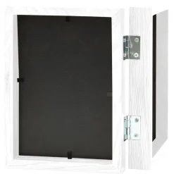 vidaXL Fotolijst tweeluik 2x(13x18 cm) wit