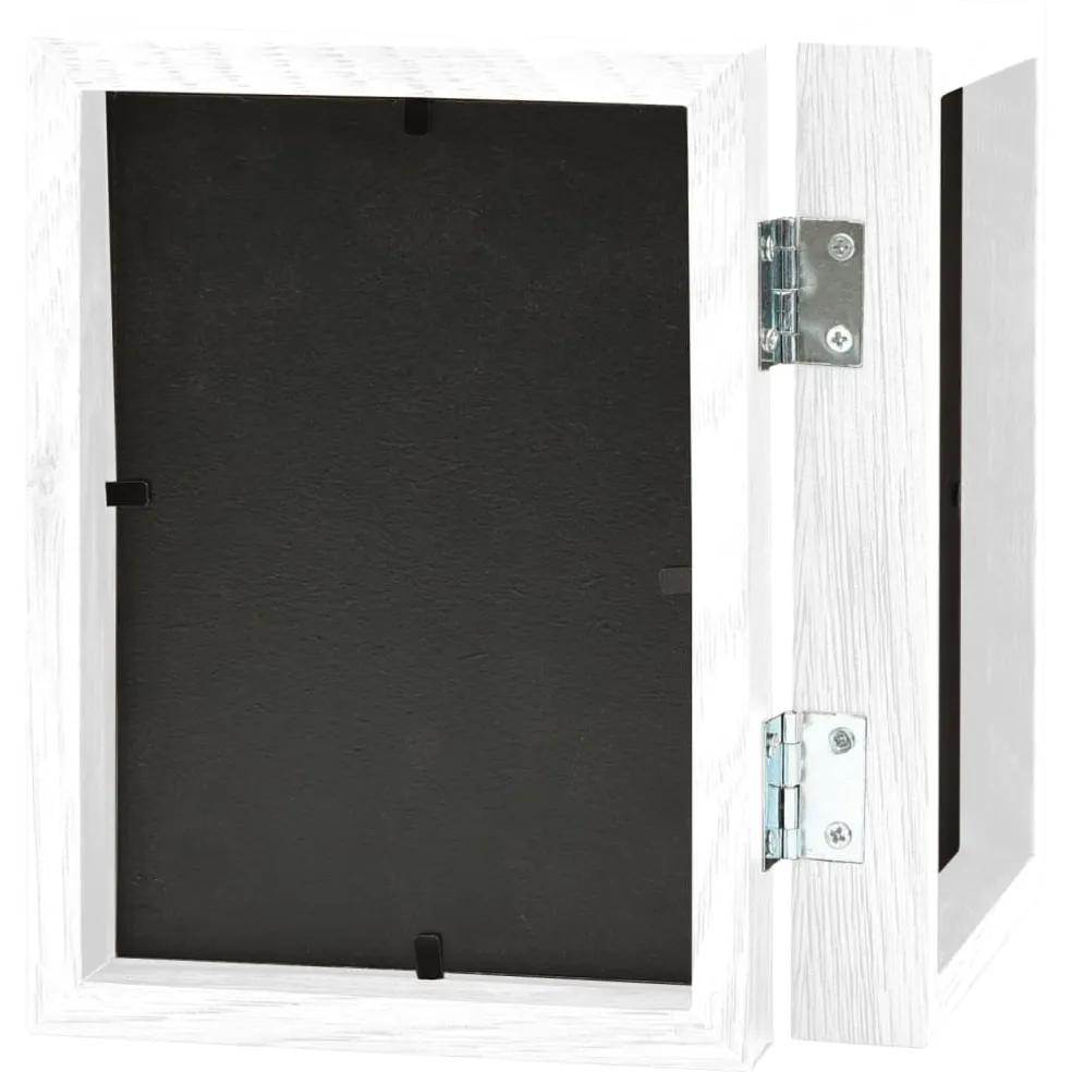 vidaXL Fotolijst tweeluik 2x(13x18 cm) wit