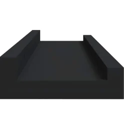 vidaXL Fotoplanken 2 st 40x9x3 cm MDF zwart