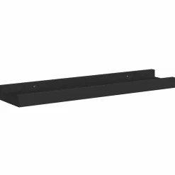 vidaXL Fotoplanken 2 st 40x9x3 cm MDF zwart