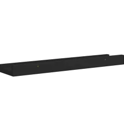 vidaXL Fotoplanken 2 st 40x9x3 cm MDF zwart