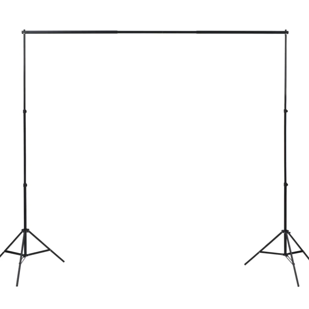 vidaXL Fotostudioset met achtergrond en verlichtingsset