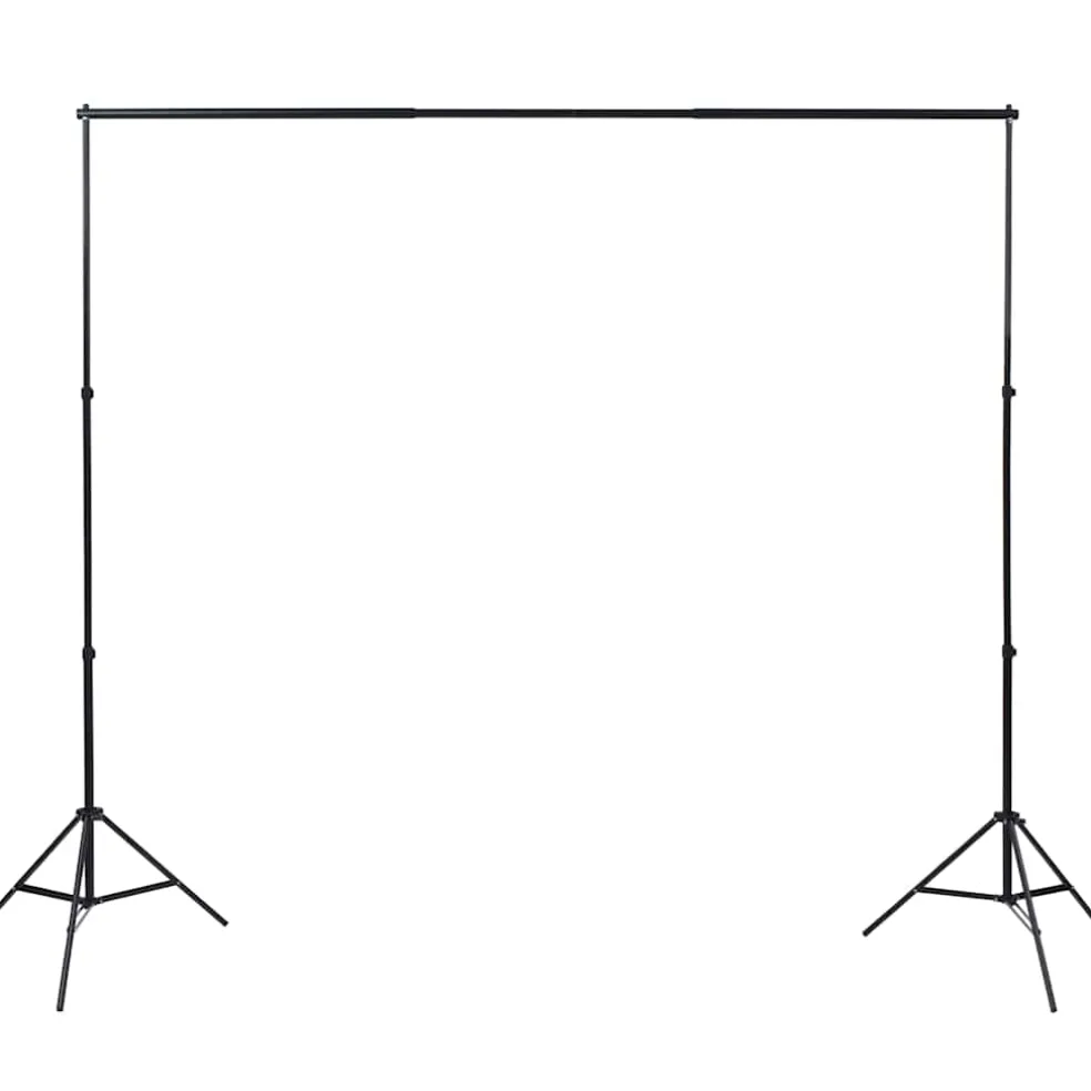 vidaXL Fotostudioset met achtergrond en softboxlamp
