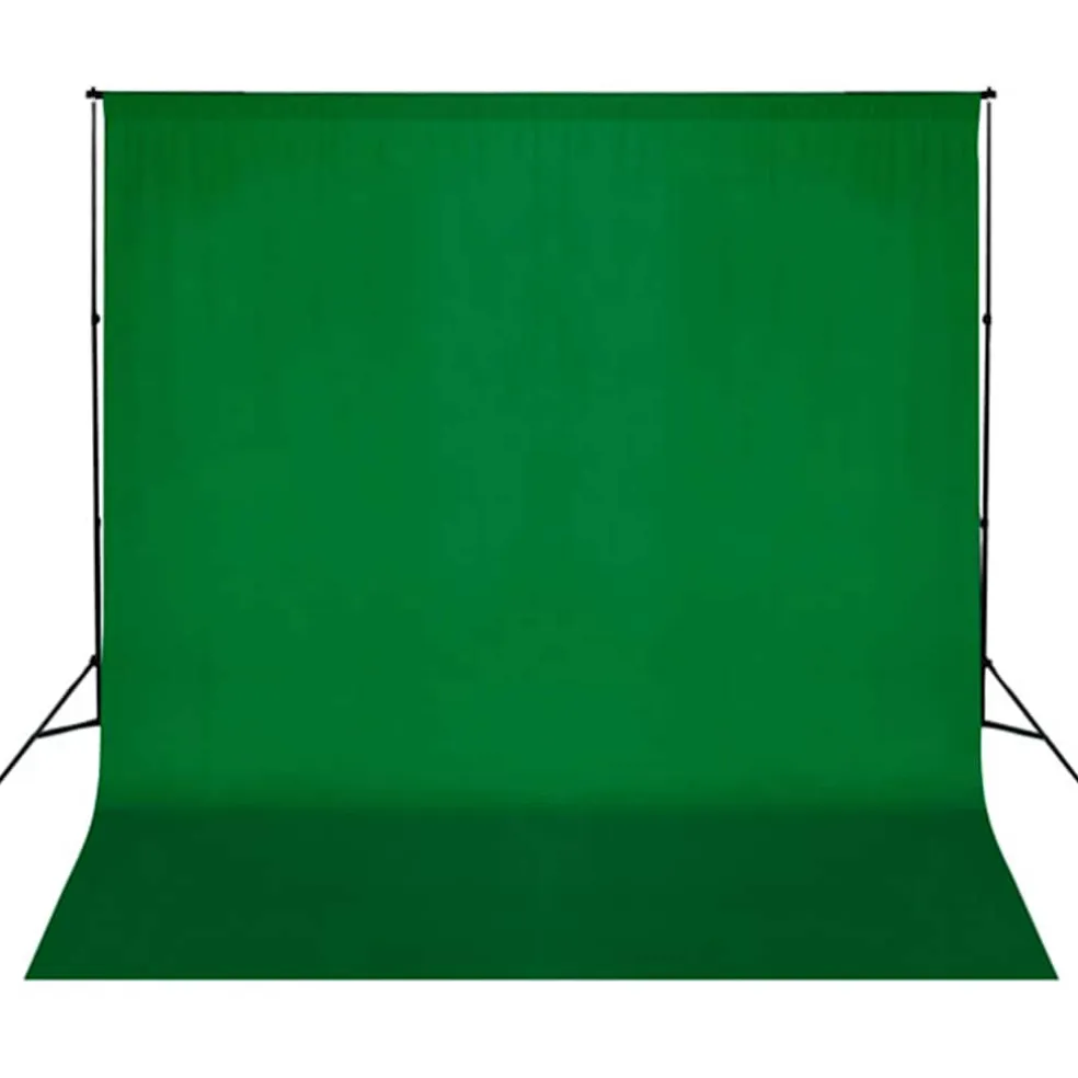 vidaXL Fotostudioset met achtergrond, lampen en paraplu's