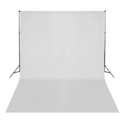 vidaXL Fotostudioset met achtergrond, lampen en paraplu's