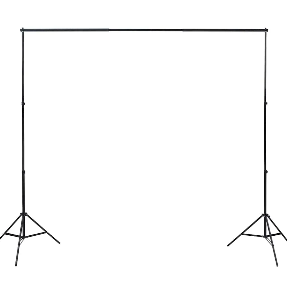 vidaXL Fotostudioset met softboxlamp en achtergrond