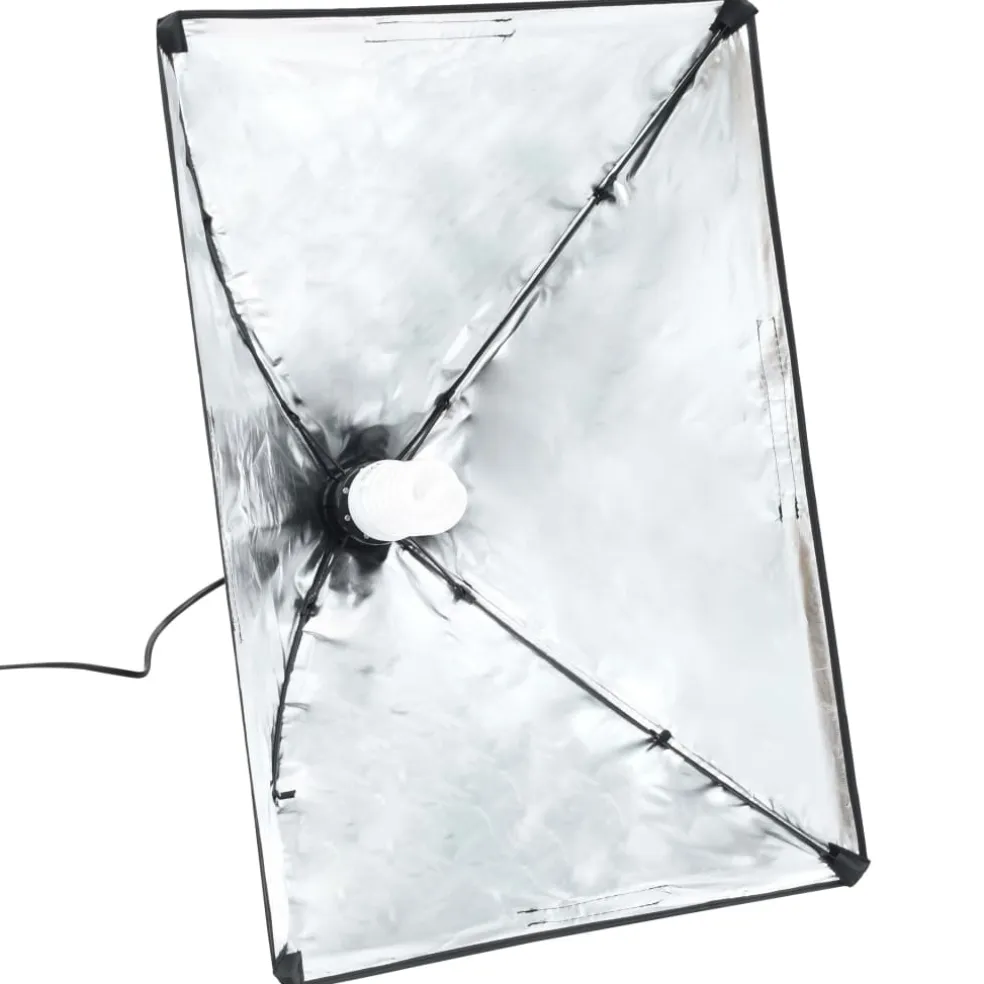 vidaXL Fotostudioset met softboxlampen en achtergrond