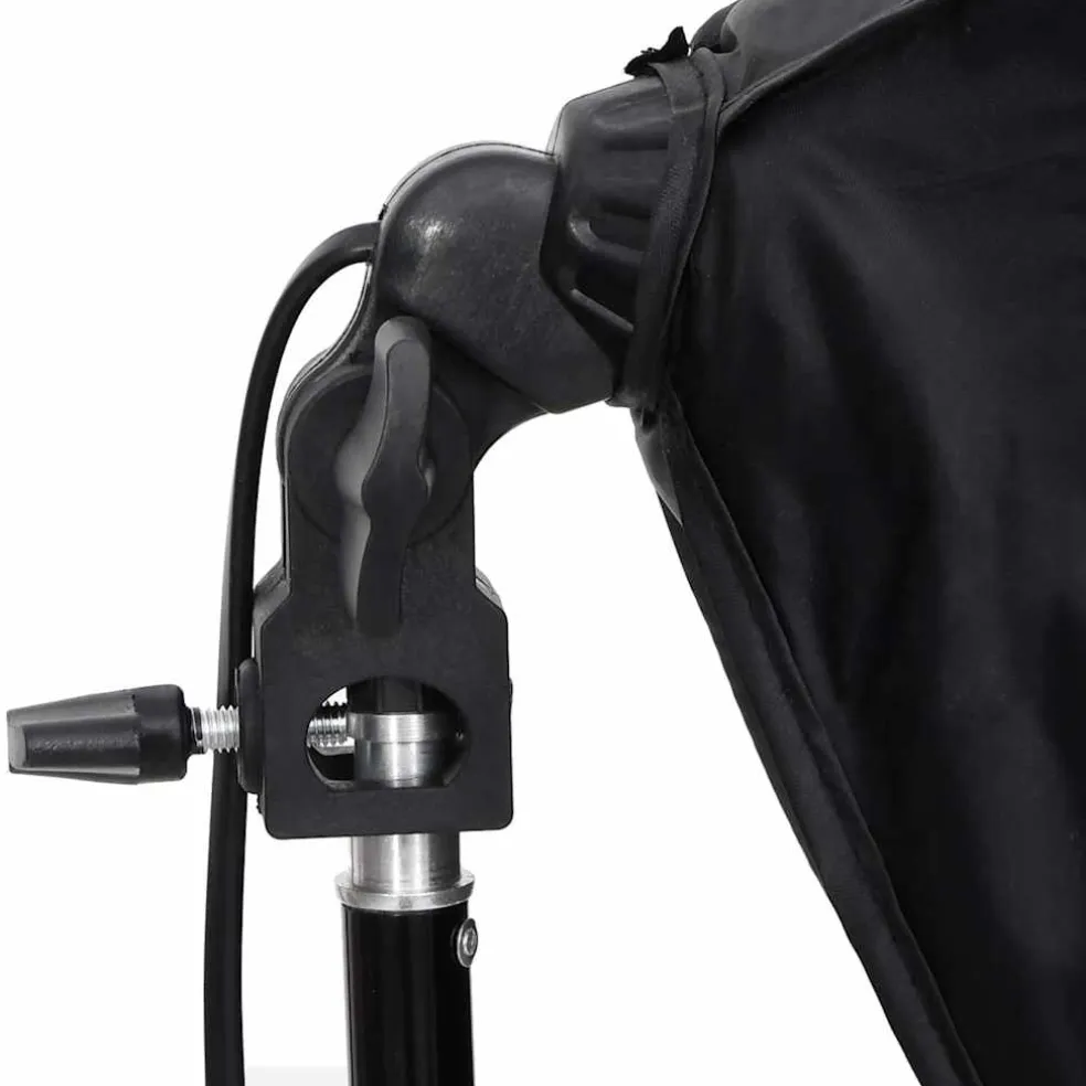 vidaXL Fotostudioset met verlichtingsset en achtergrond