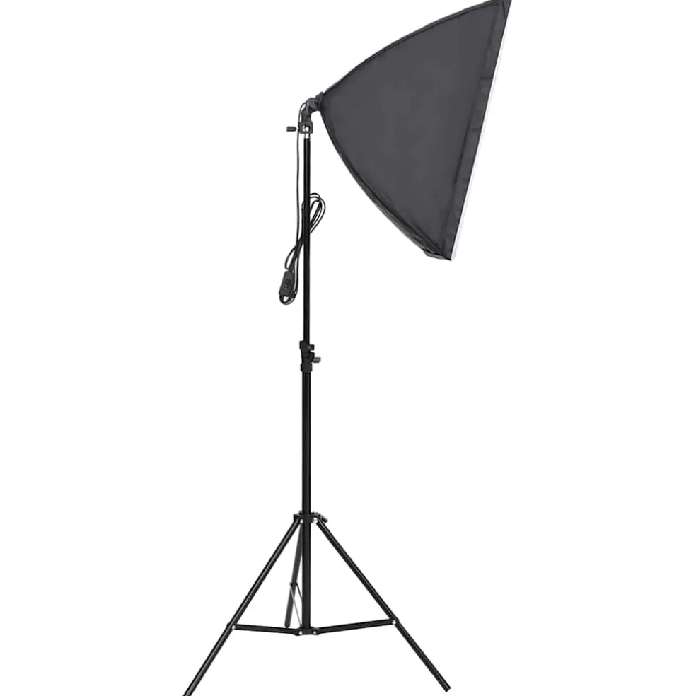 vidaXL Fotostudioset met verlichtingsset en achtergrond