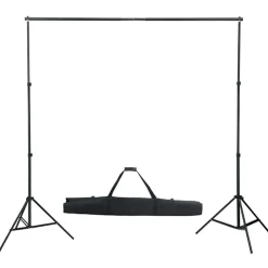 vidaXL Fotostudioset met verlichtingsset en achtergrond