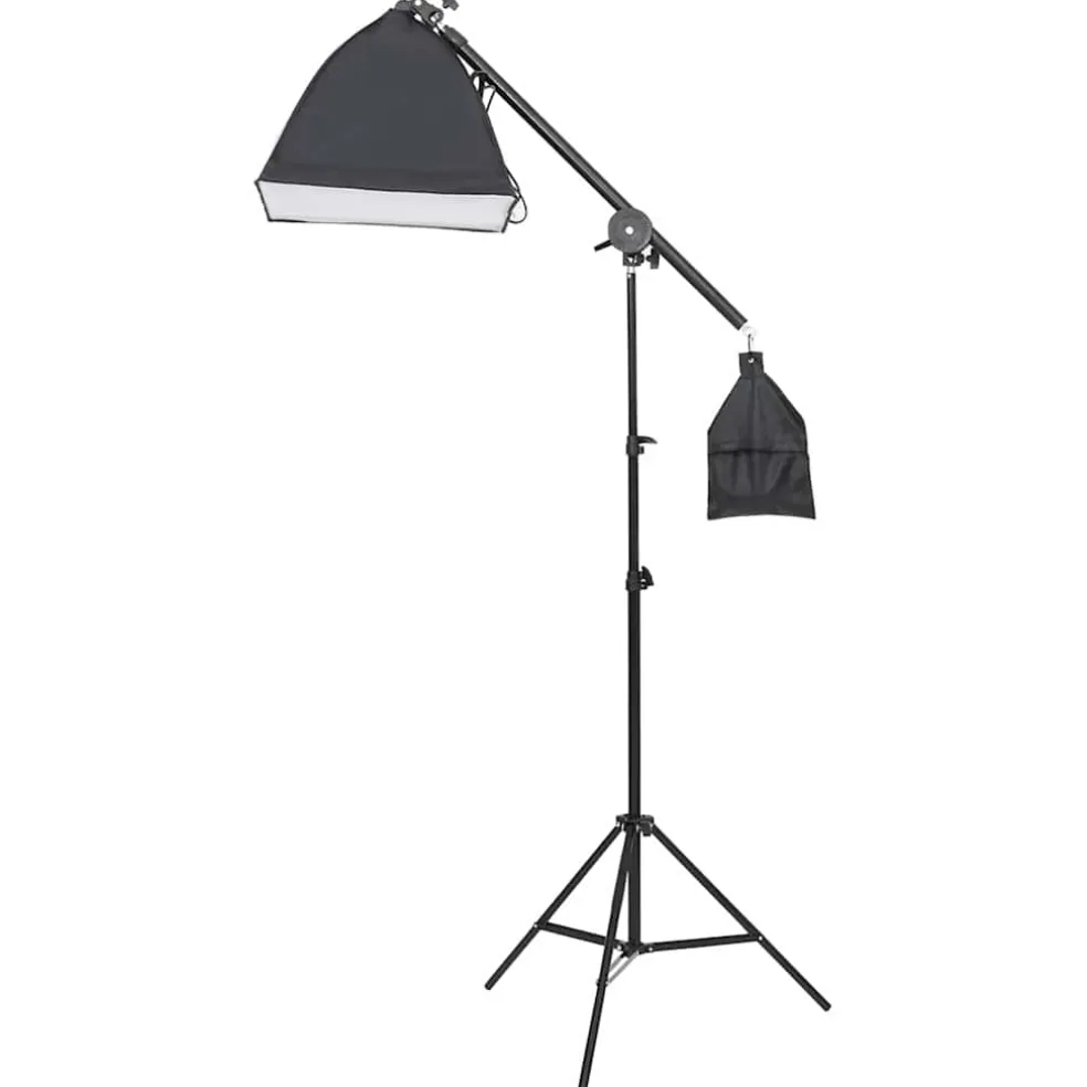 vidaXL Fotostudioset met verlichtingsset, achtergrond en reflector