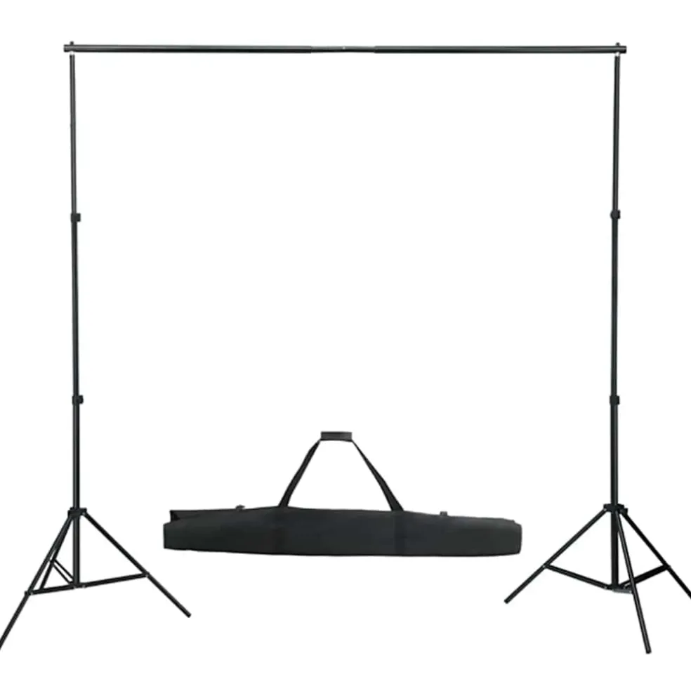 vidaXL Fotostudioset met verlichtingsset, achtergrond en reflector
