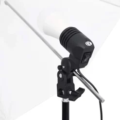 vidaXL Fotostudioset met verlichtingsset en achtergrond