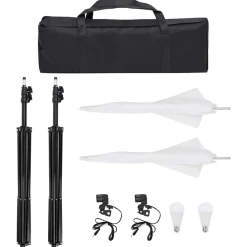 vidaXL Fotostudioset met verlichtingsset, achtergrond en reflector