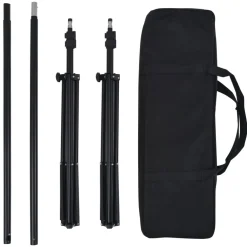 vidaXL Fotostudioset met verlichtingsset en achtergrond