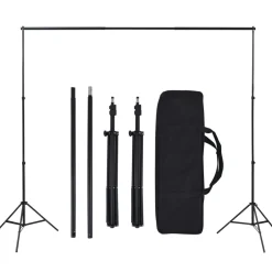 vidaXL Fotostudioset met verlichtingsset en achtergrond