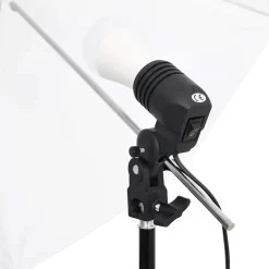 vidaXL Fotostudioset met verlichtingsset, achtergrond en reflector