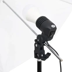 vidaXL Fotostudioset met verlichtingsset, achtergrond en reflector