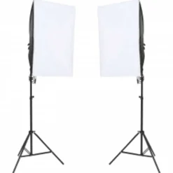 vidaXL Fotostudioset met verlichtingsset en achtergrond