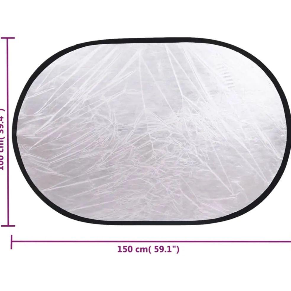 vidaXL Fotostudioset met verlichtingsset achtergrond en reflector