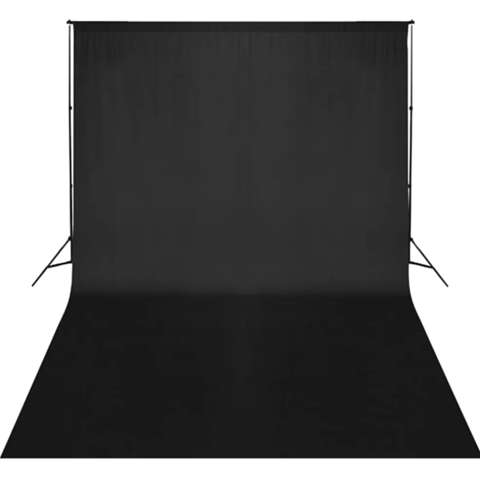 vidaXL Fotostudioset met verlichtingsset achtergrond en reflector