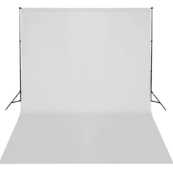 vidaXL Fotostudioset met verlichtingsset achtergrond en reflector
