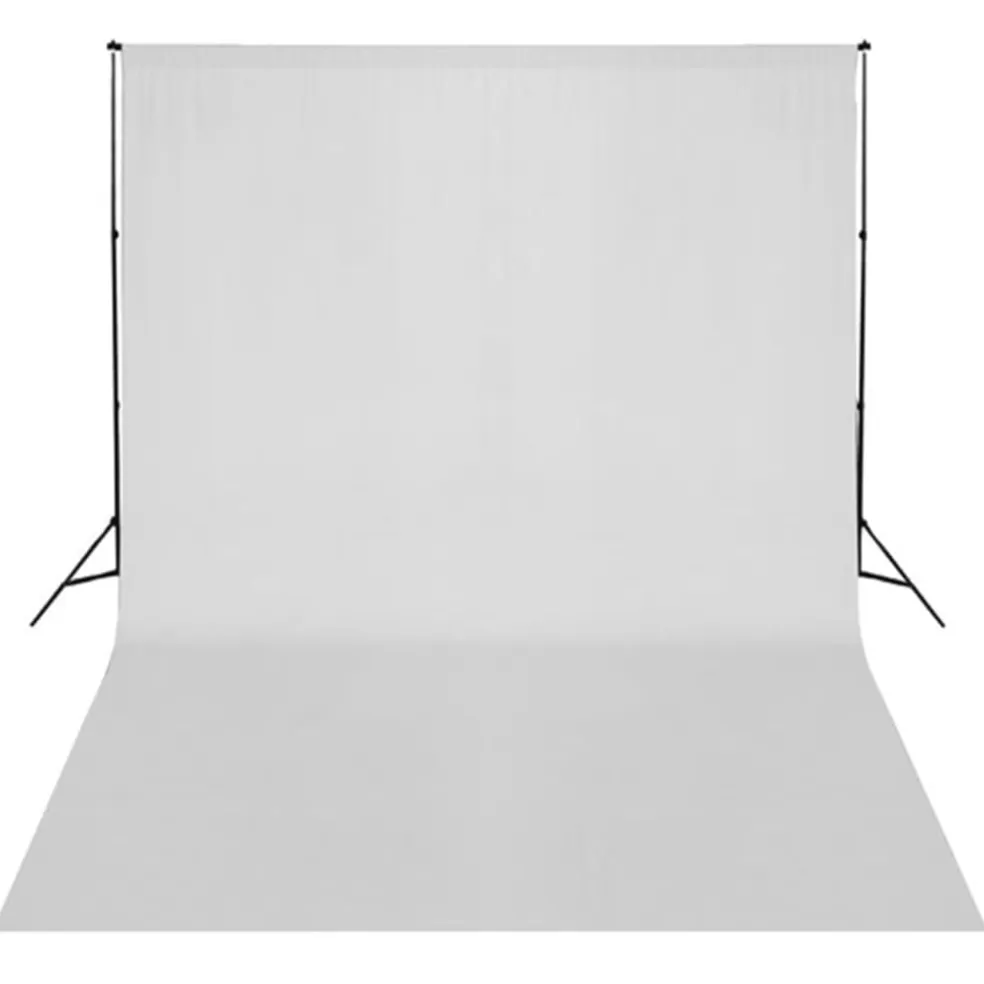vidaXL Fotostudioset met verlichtingsset achtergrond en reflector