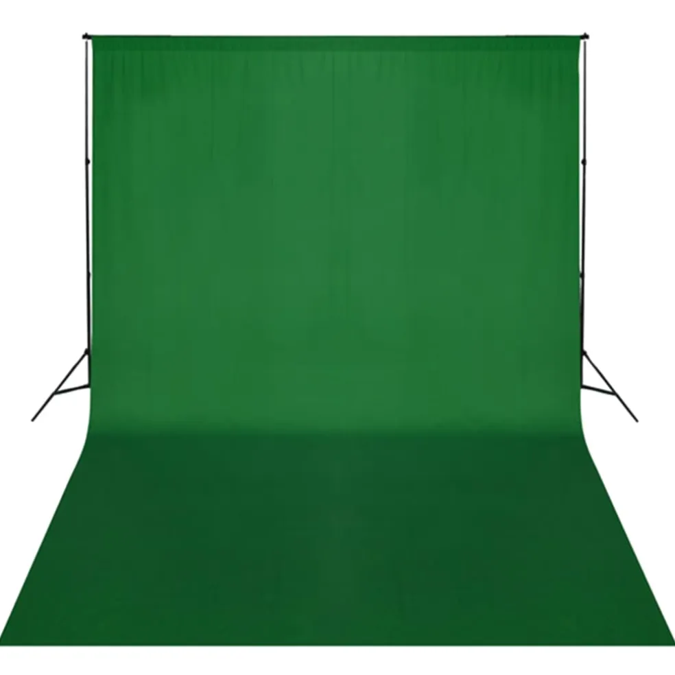 vidaXL Fotostudioset met verlichtingsset achtergrond en reflector