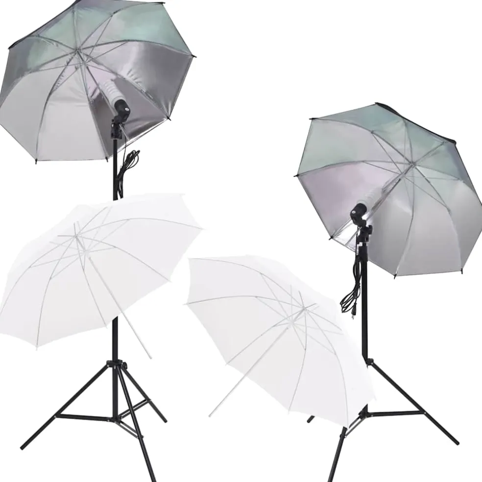 vidaXL Fotostudio verlichtingsset