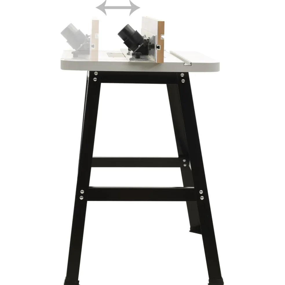 vidaXL Freestafel 81x61x88 cm staal en MDF