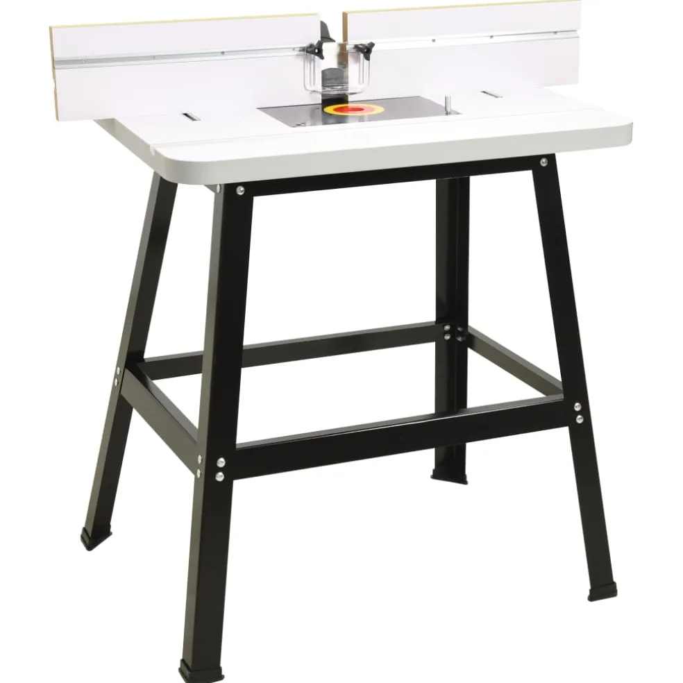 vidaXL Freestafel 81x61x88 cm staal en MDF