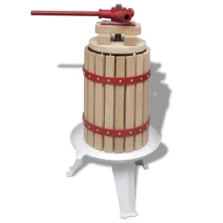 vidaXL Fruit- en wijnpers 6 L