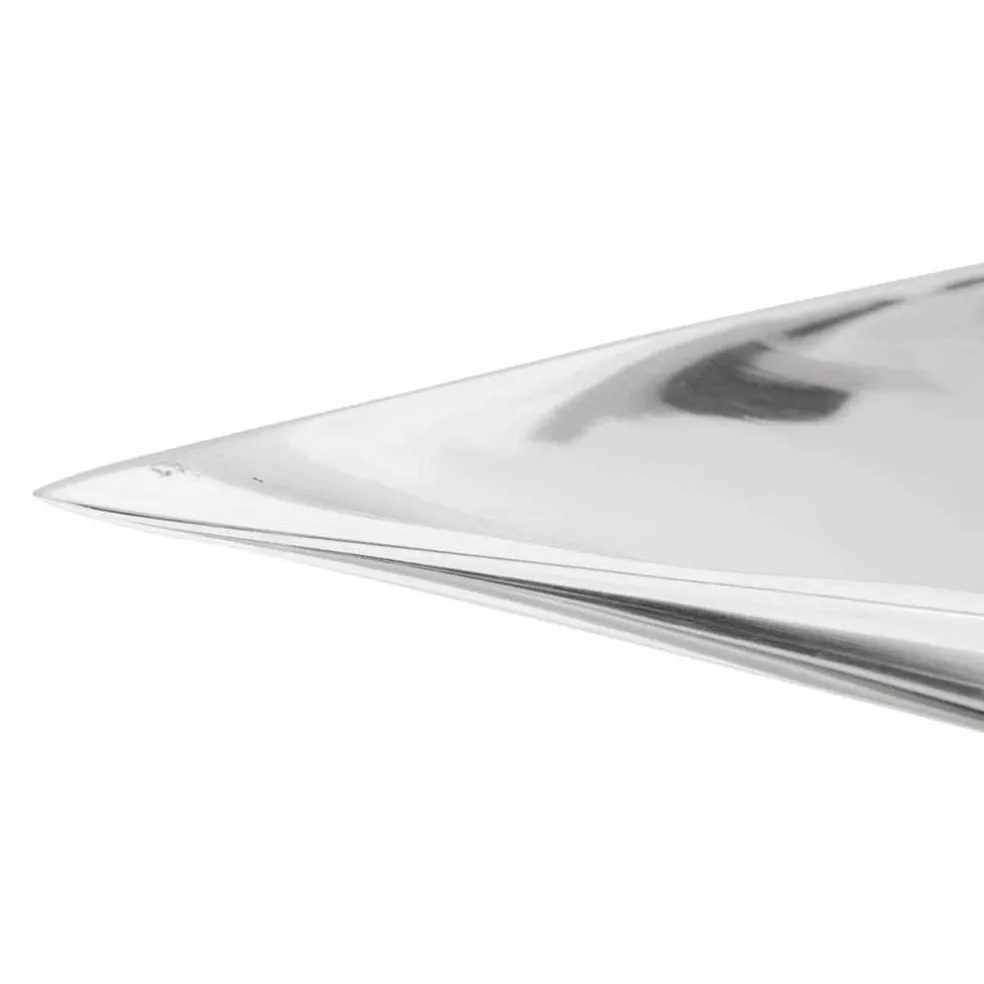 vidaXL Fruitmand zilver 60 x 15 x 8 cm Aluminium