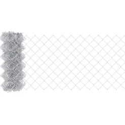 vidaXL gaashek met grondbevestiging 10 x 0,4 m Gegalvaniseerd staal