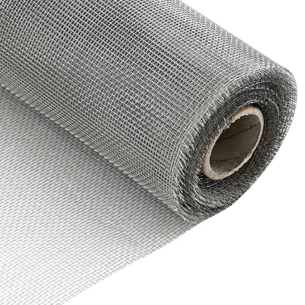 vidaXL Gaasnet 20 x 500 cm 18 mesh Roestvrij staal 304 zilver