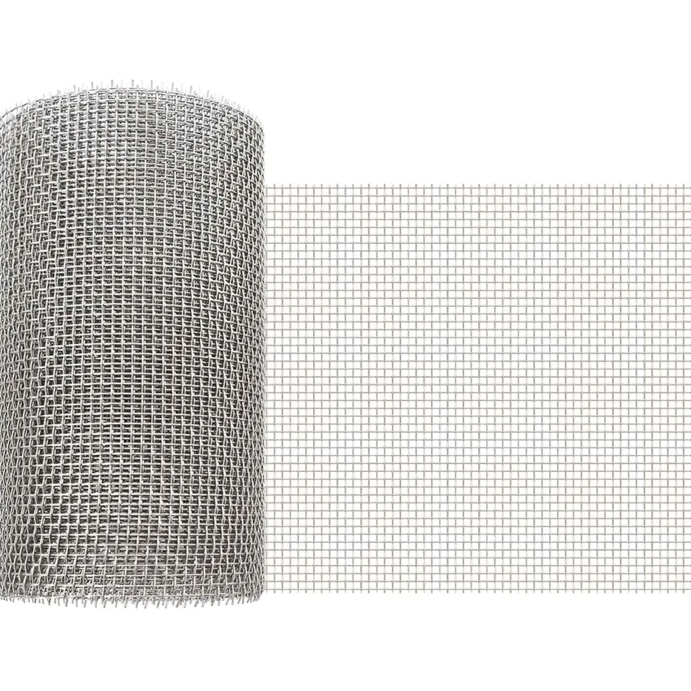 vidaXL Gaas Scherm 20 x 200 cm 6 Mesh RVS 201 Zilverkleurig
