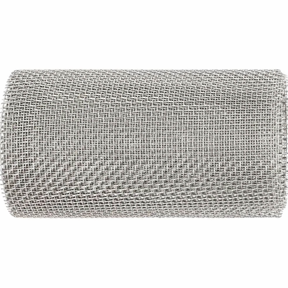 vidaXL Gaas Scherm 20 x 200 cm 6 Mesh RVS 201 Zilverkleurig
