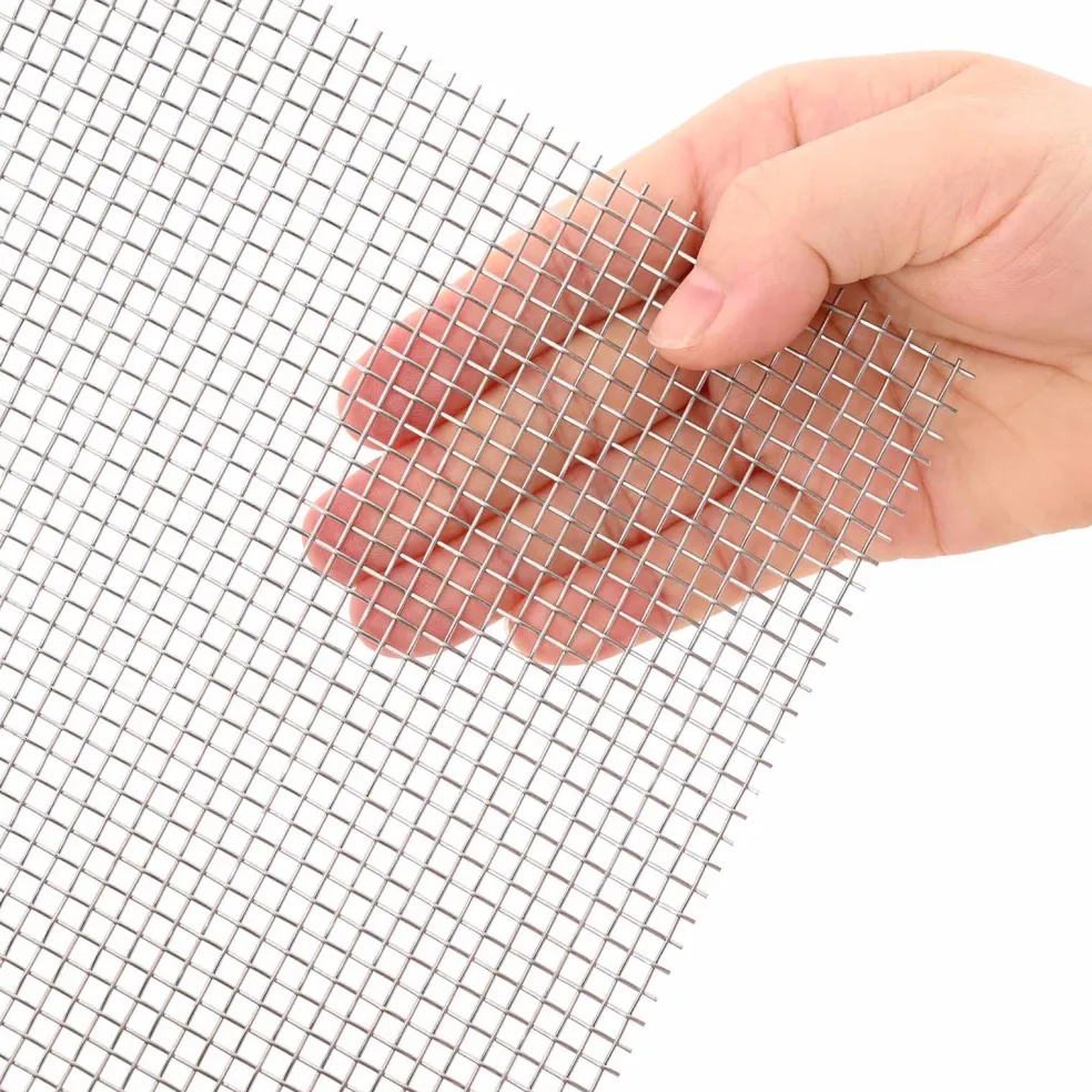 vidaXL Gaas Scherm 20 x 200 cm 6 Mesh RVS 201 Zilverkleurig