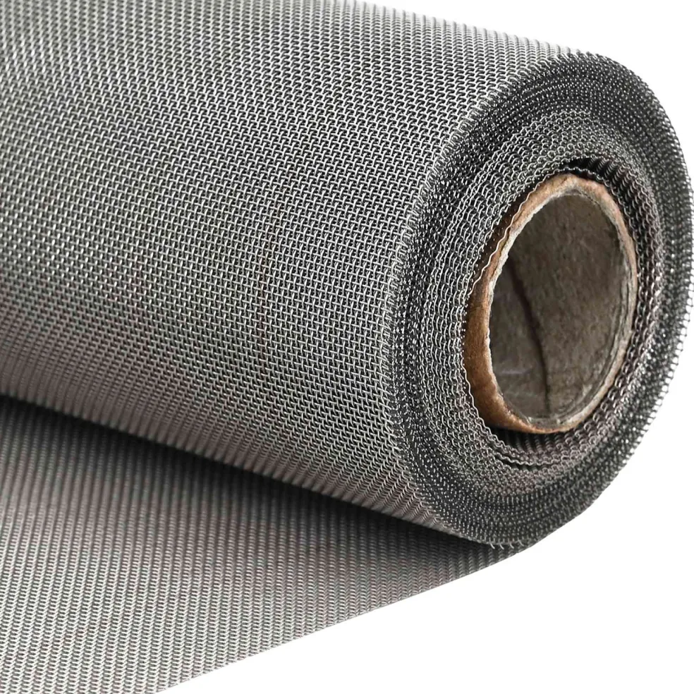 vidaXL Gaas Scherm 20 x 500 cm 30 Mesh RVS 201 Zilverkleurig