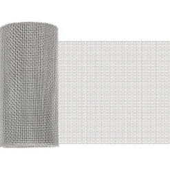 vidaXL Gaas Scherm 20 x 200 cm 8 Mesh RVS 201 Zilverkleurig